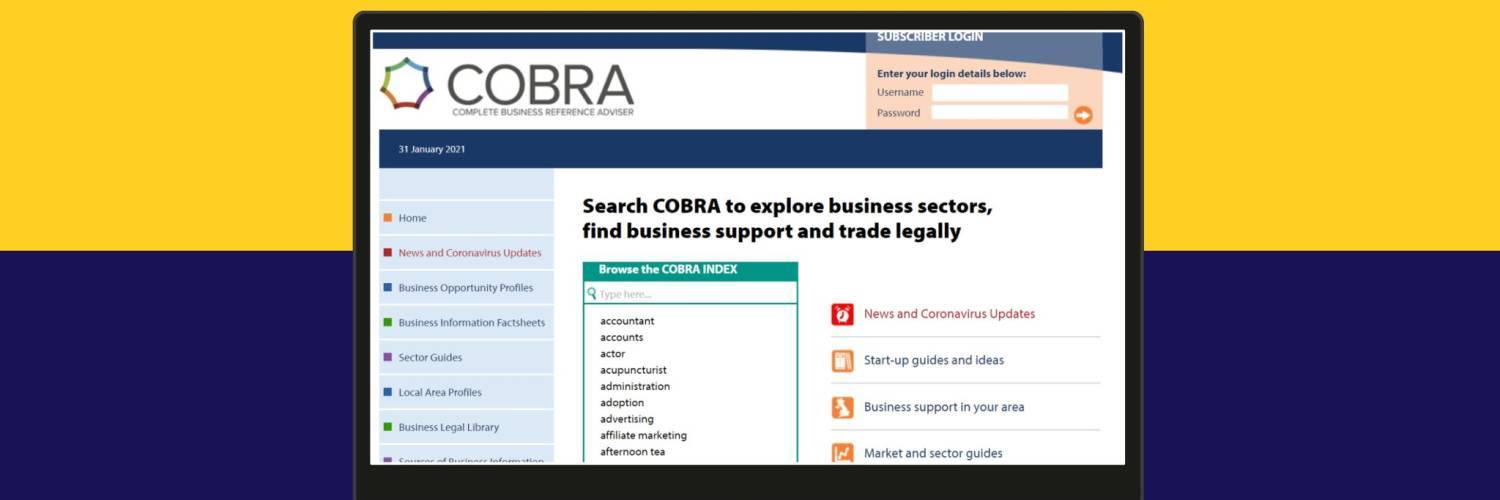 Introduction to COBRA | Events | Lewisham Libraries
